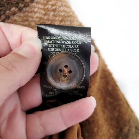 Blank NYC Plaid Cocoon Wanderer Oversized Coat Size Small - Picture 15 of 15